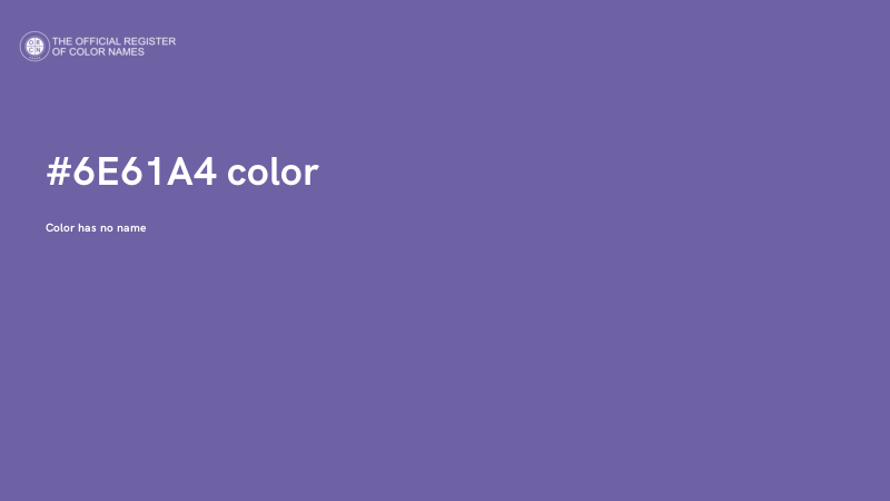#6E61A4 color image