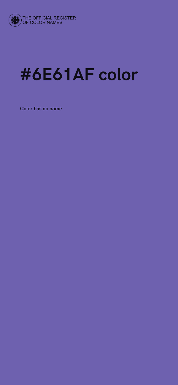 #6E61AF color image