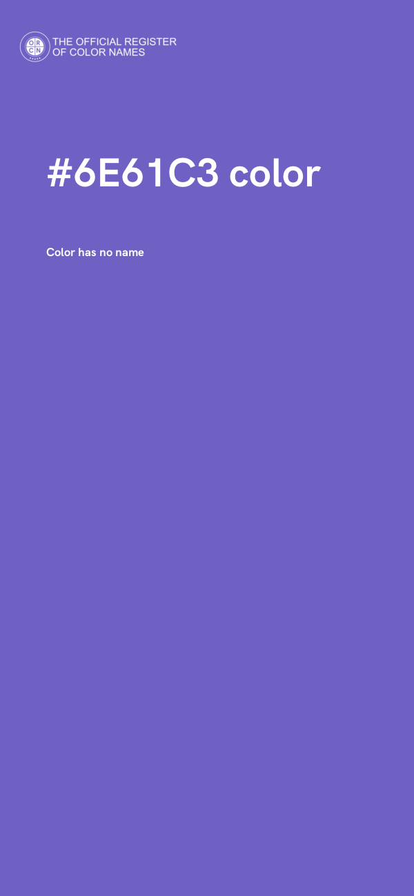 #6E61C3 color image