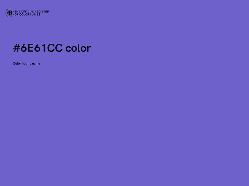 #6E61CC color image