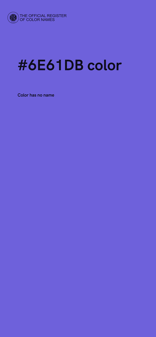 #6E61DB color image
