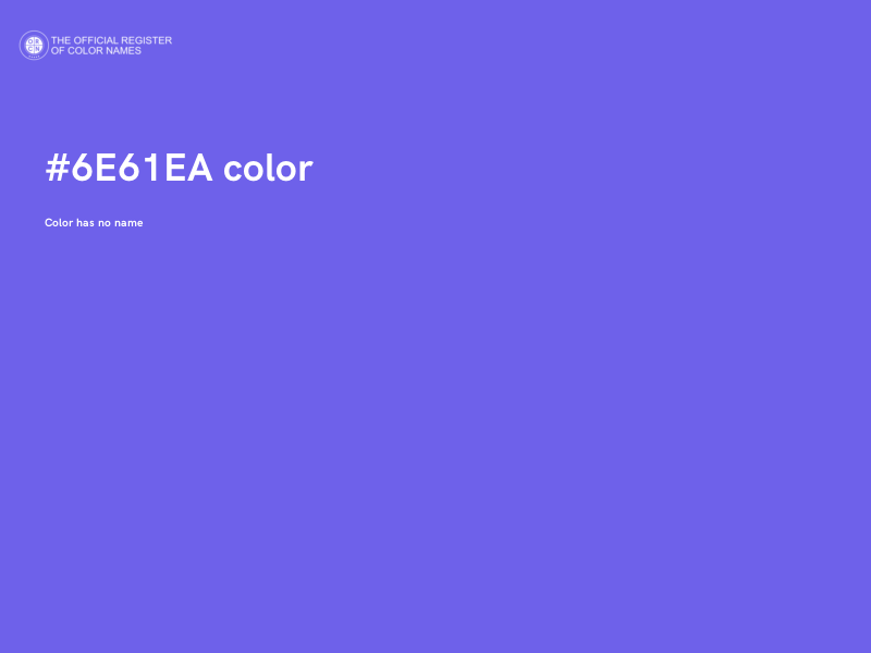 #6E61EA color image