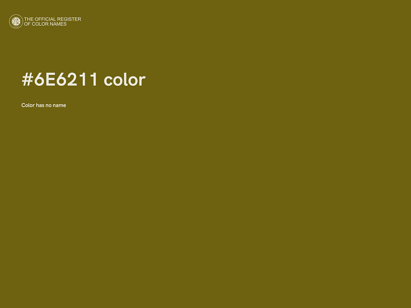 #6E6211 color image