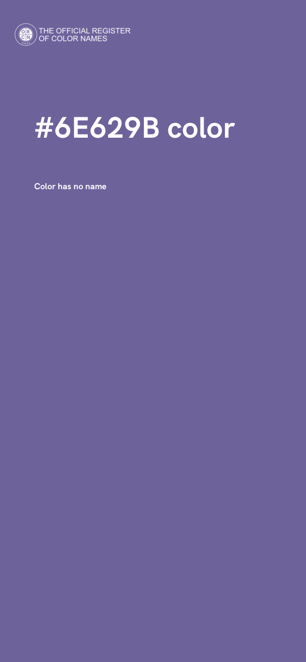 #6E629B color image