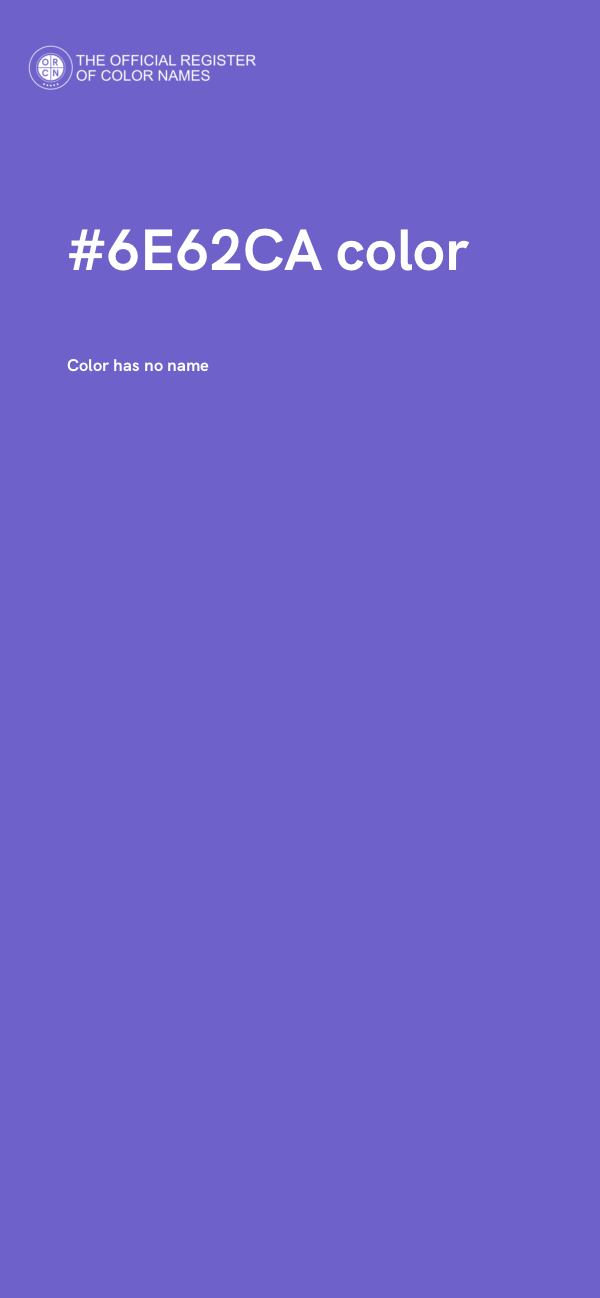 #6E62CA color image
