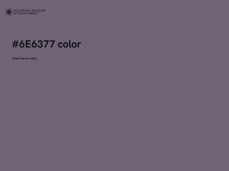 #6E6377 color image