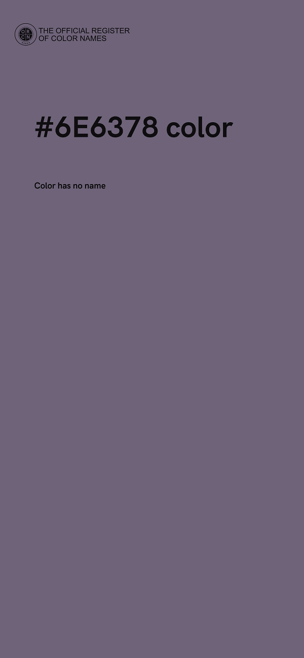 #6E6378 color image