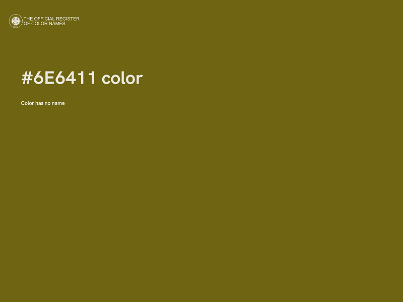 #6E6411 color image