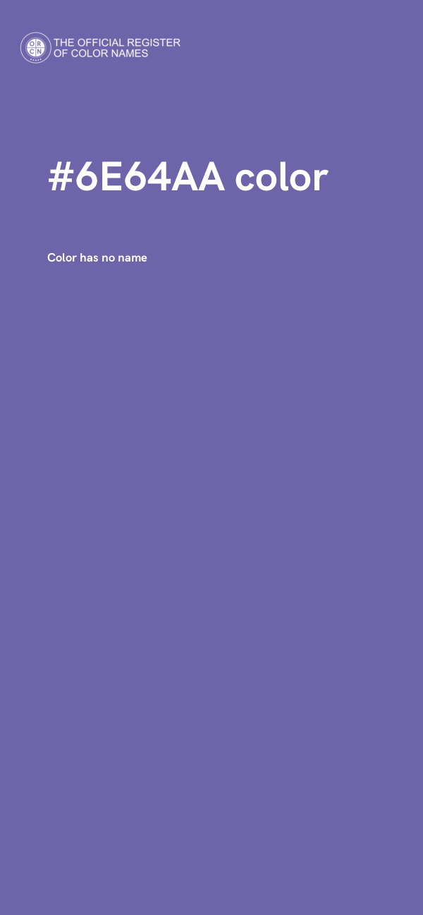 #6E64AA color image