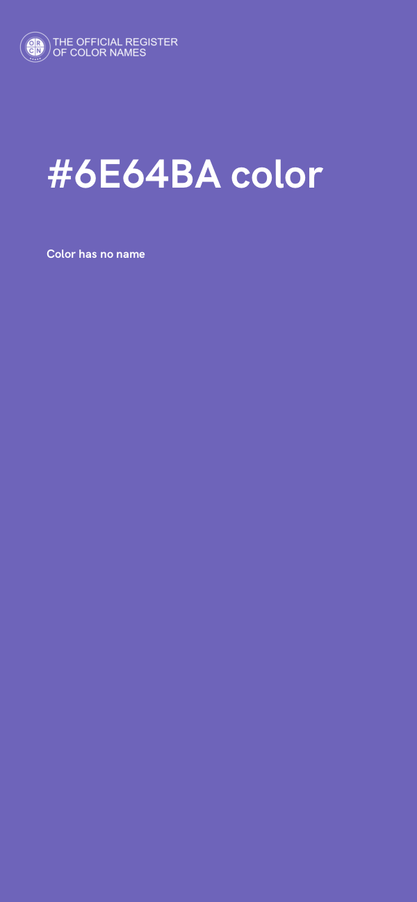 #6E64BA color image