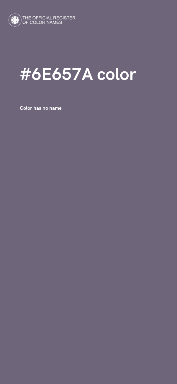 #6E657A color image