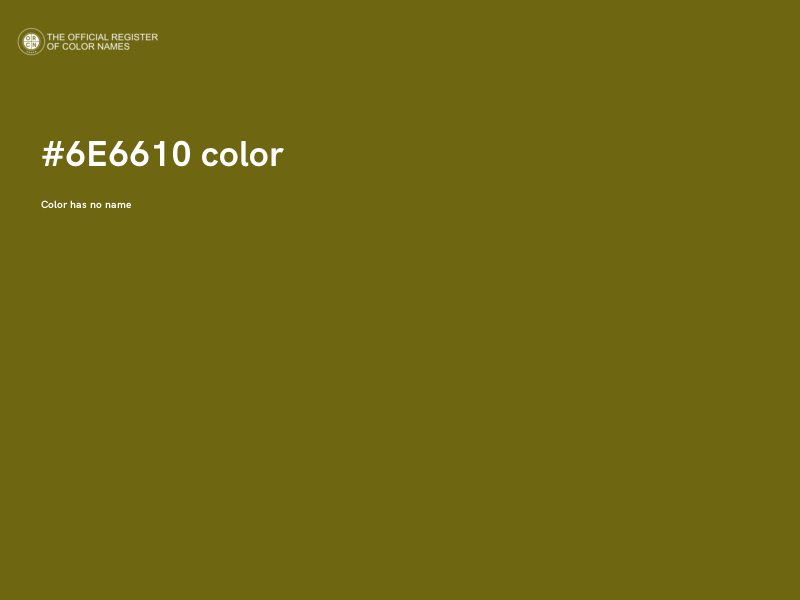#6E6610 color image