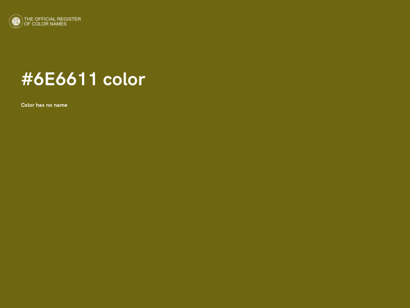 #6E6611 color image