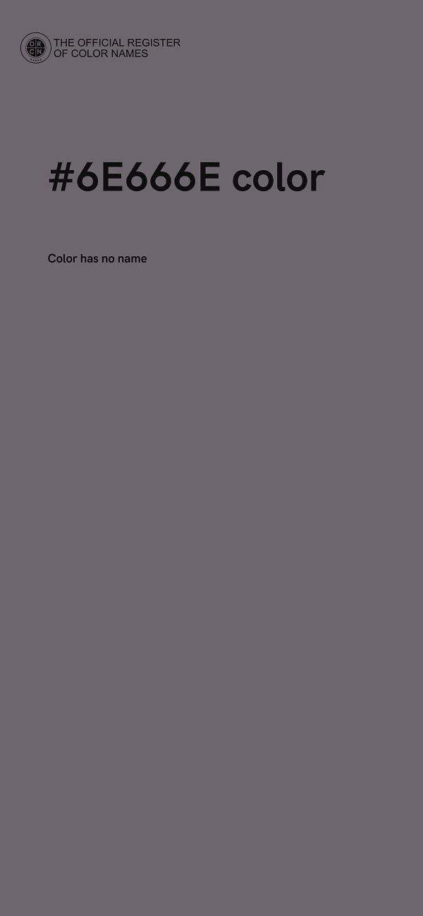 #6E666E color image