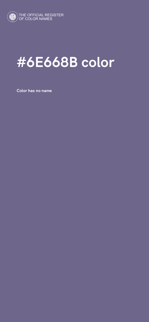 #6E668B color image