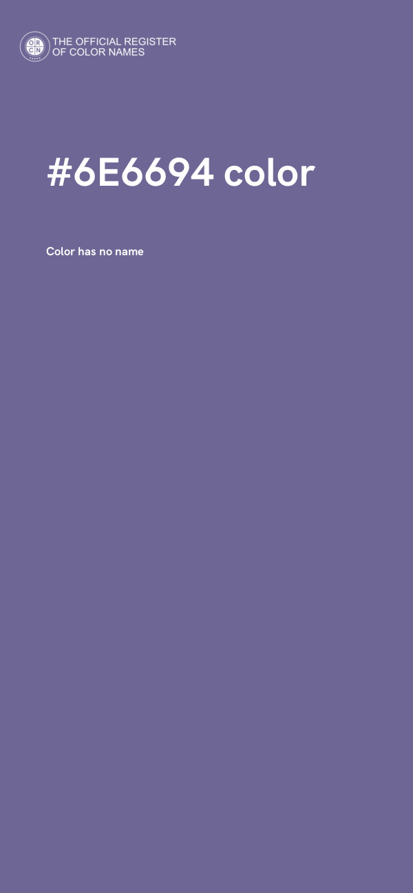 #6E6694 color image