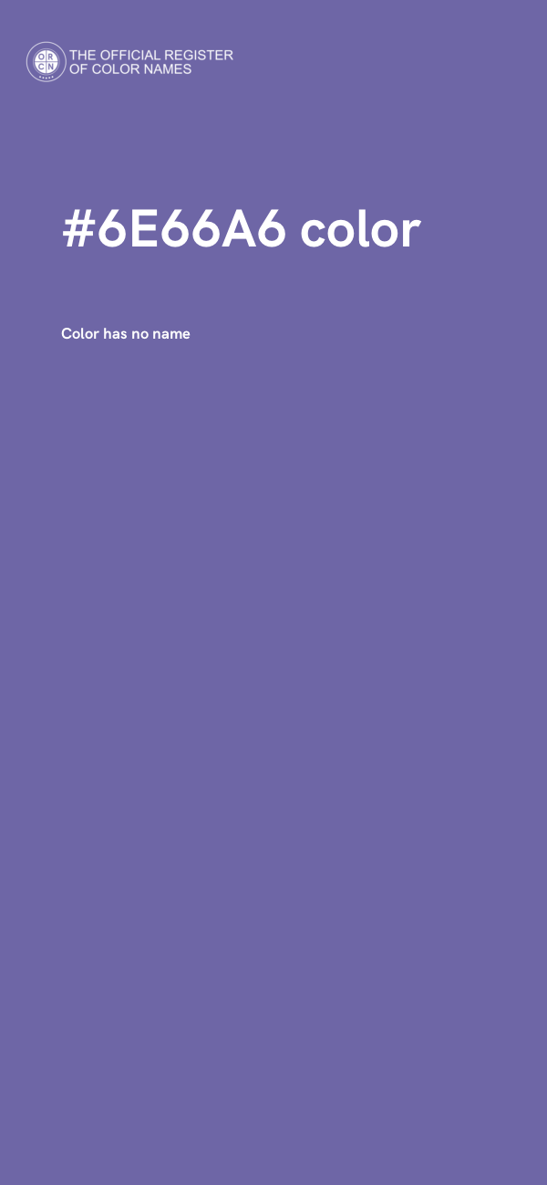 #6E66A6 color image