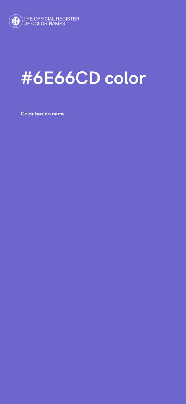 #6E66CD color image