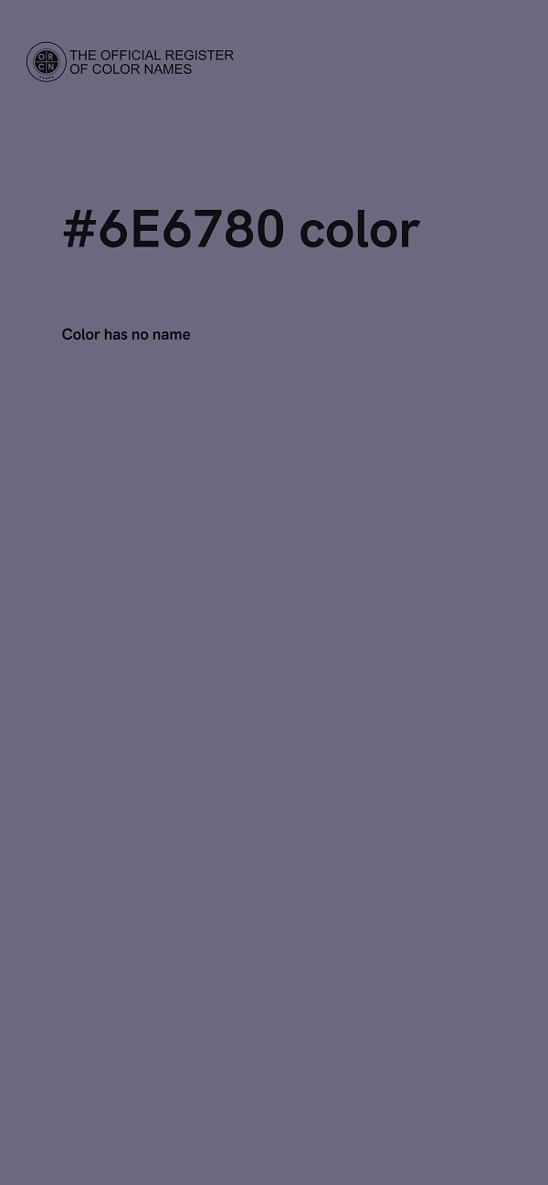 #6E6780 color image