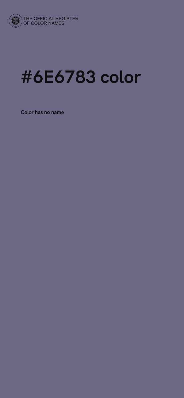 #6E6783 color image