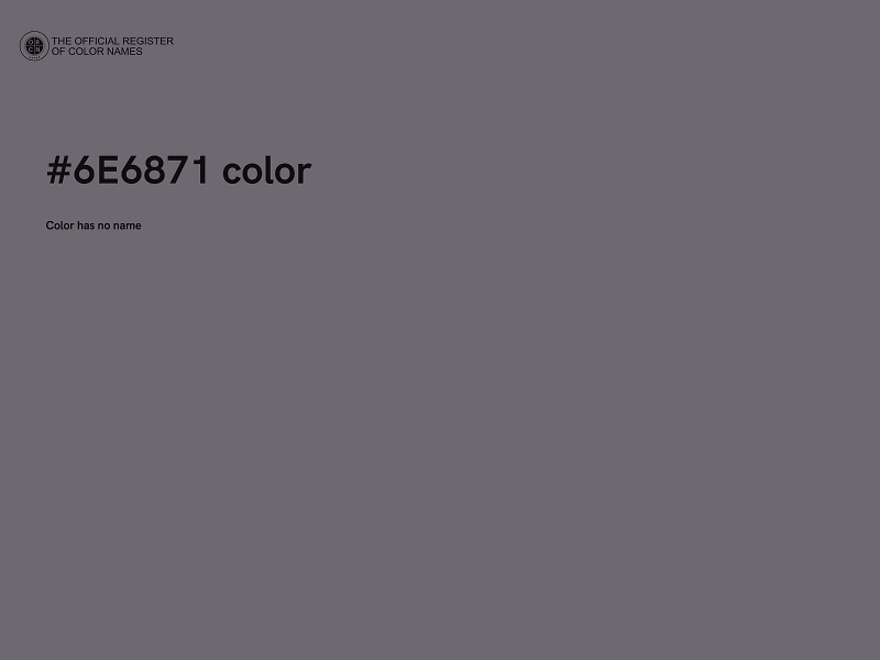 #6E6871 color image