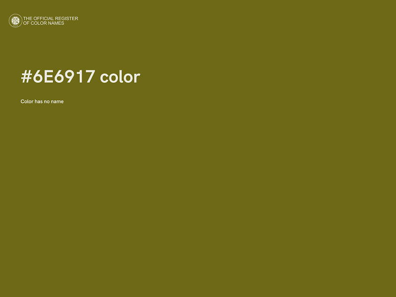 #6E6917 color image