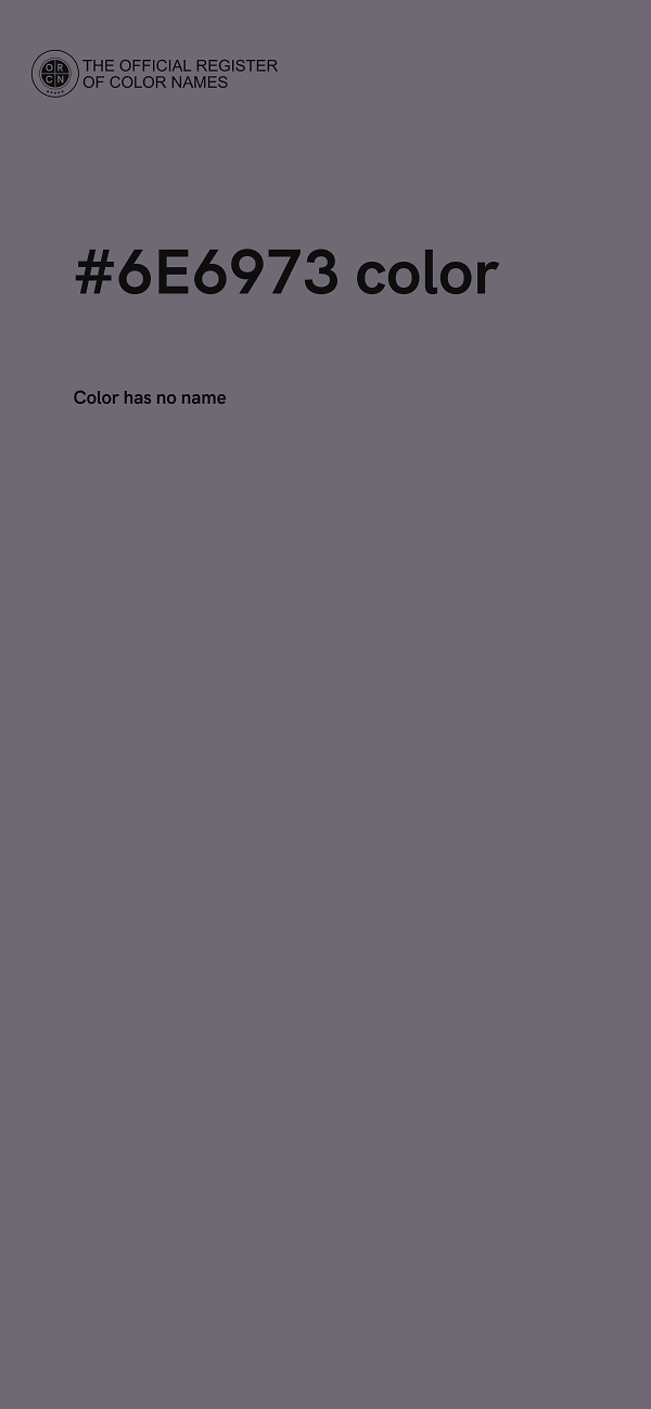 #6E6973 color image