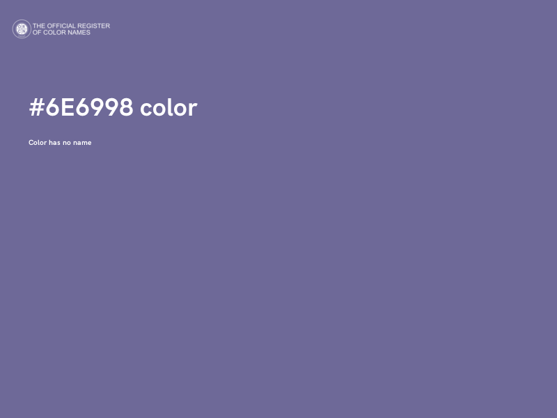 #6E6998 color image