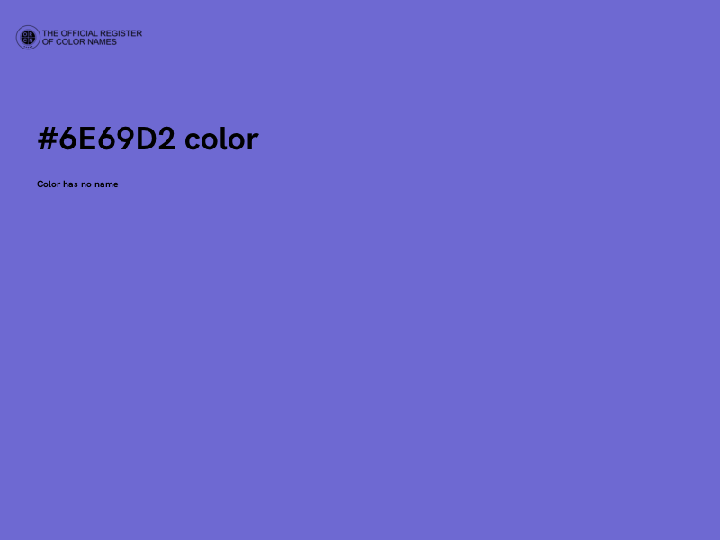 #6E69D2 color image