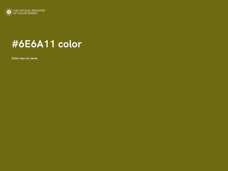 #6E6A11 color image