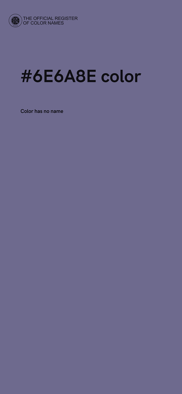 #6E6A8E color image