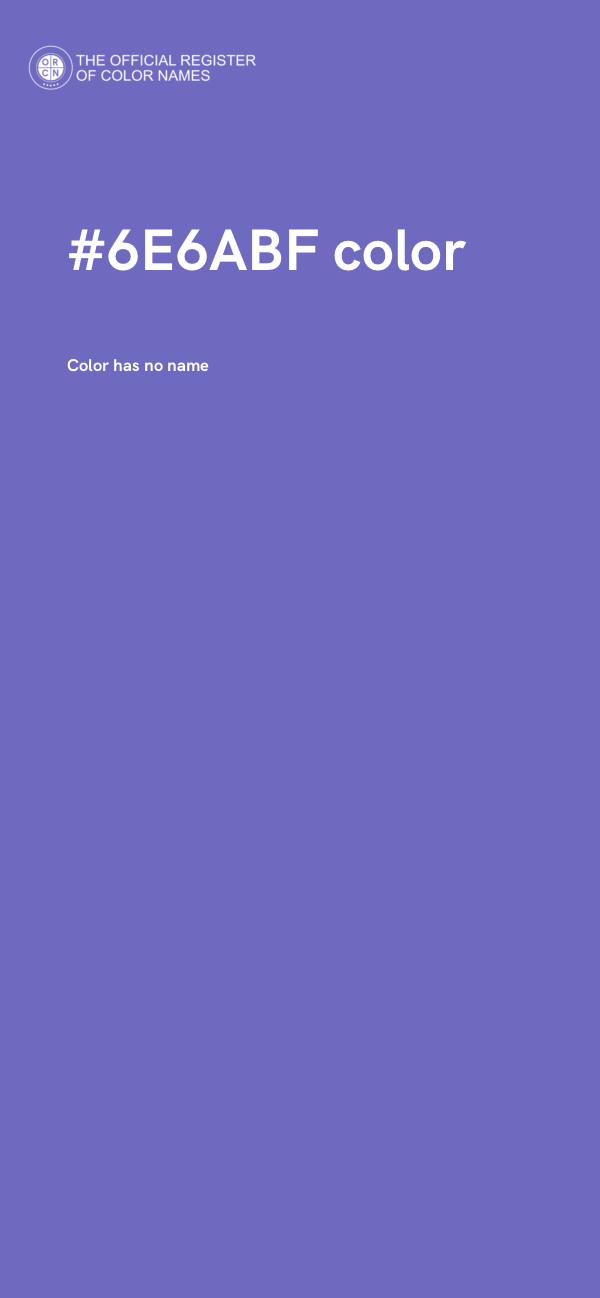 #6E6ABF color image