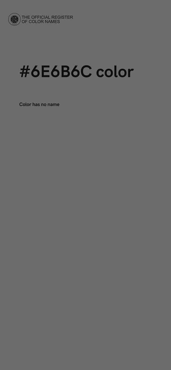 #6E6B6C color image