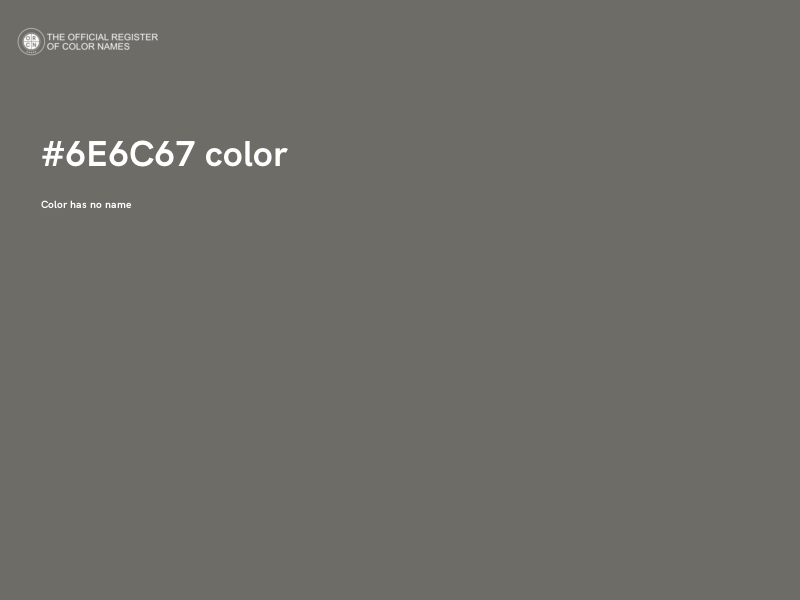 #6E6C67 color image