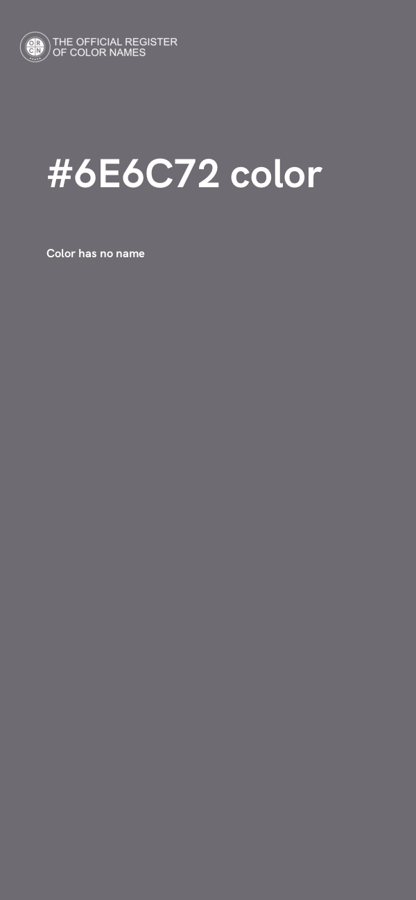 #6E6C72 color image