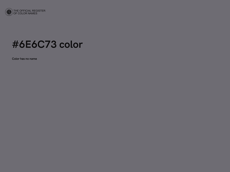 #6E6C73 color image