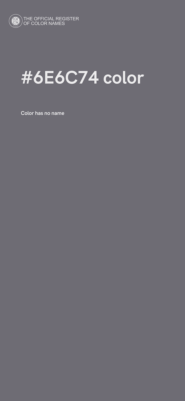 #6E6C74 color image