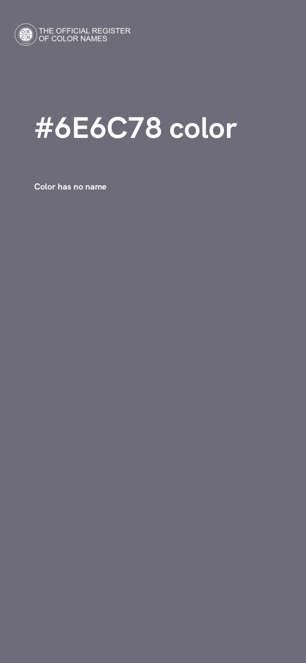 #6E6C78 color image