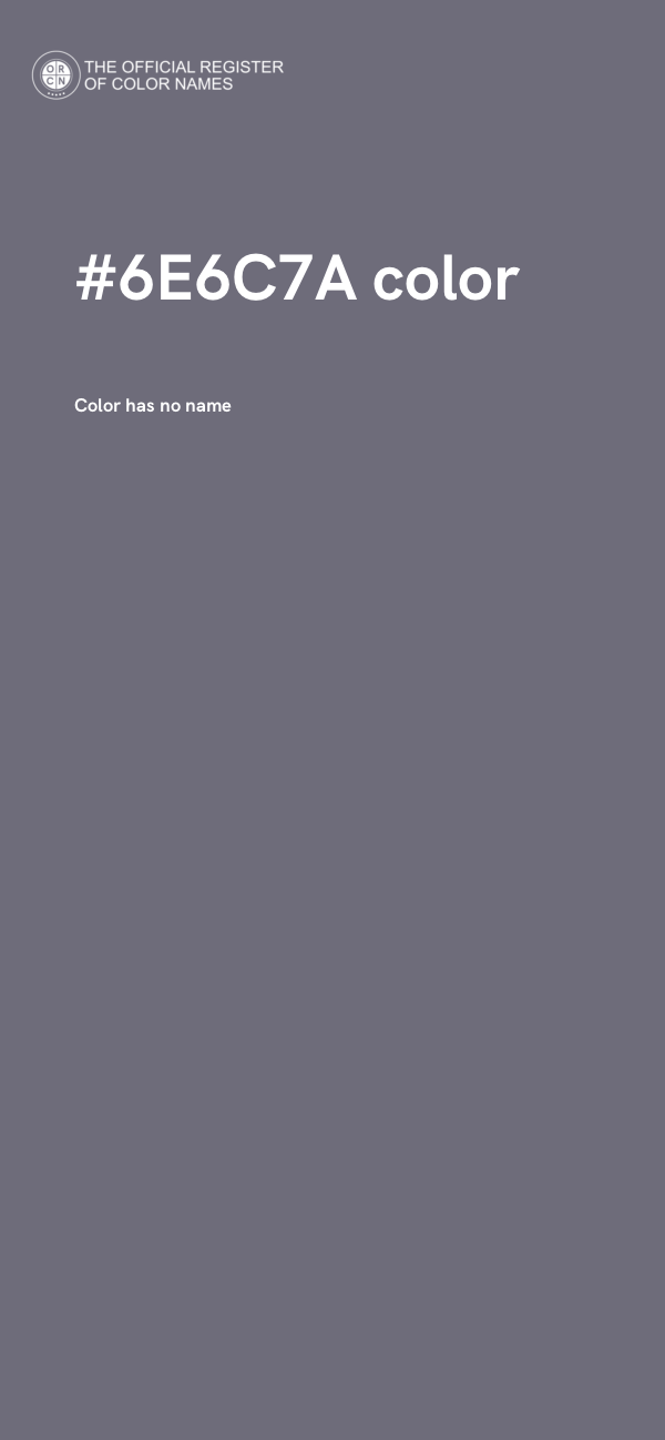 #6E6C7A color image