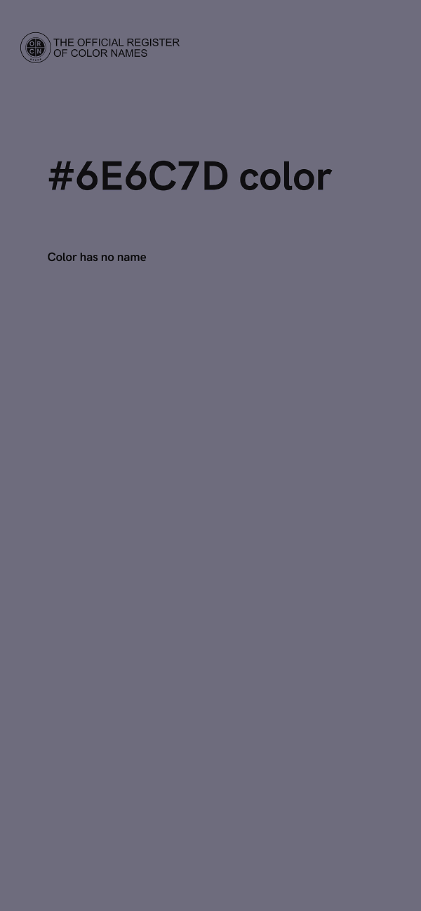 #6E6C7D color image