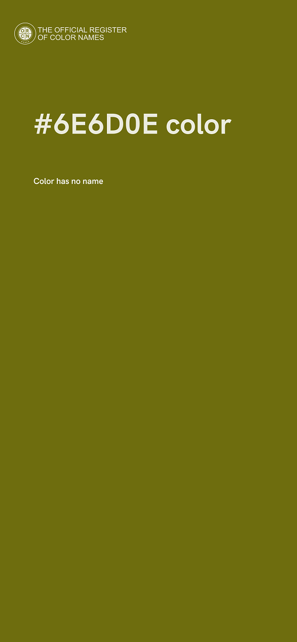 #6E6D0E color image