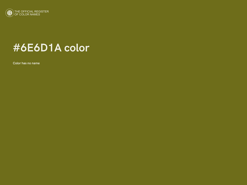 #6E6D1A color image