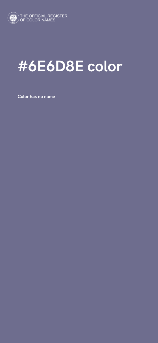 #6E6D8E color image