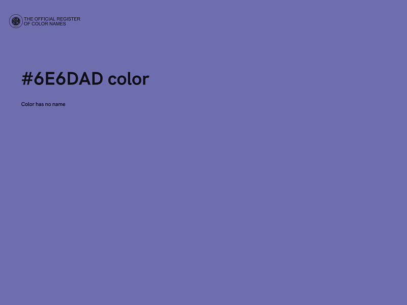 #6E6DAD color image