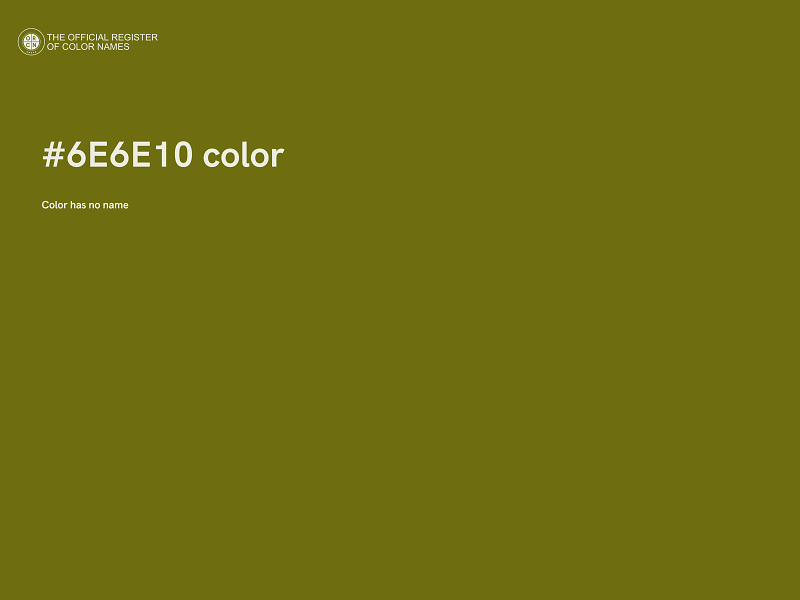 #6E6E10 color image