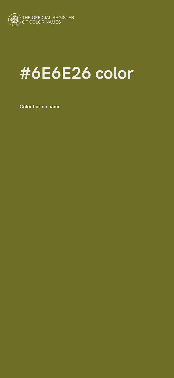 #6E6E26 color image