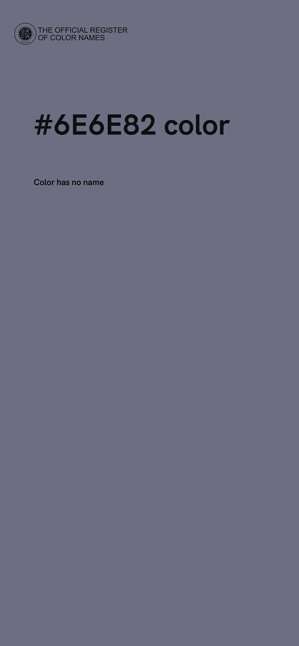 #6E6E82 color image