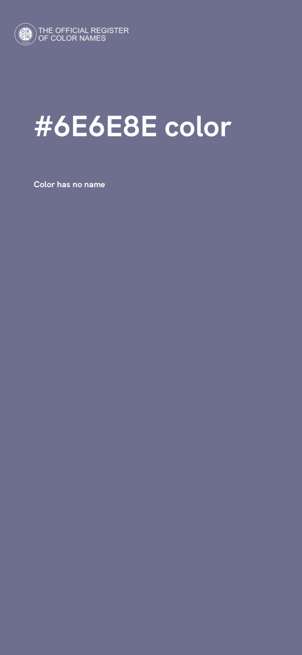 #6E6E8E color image