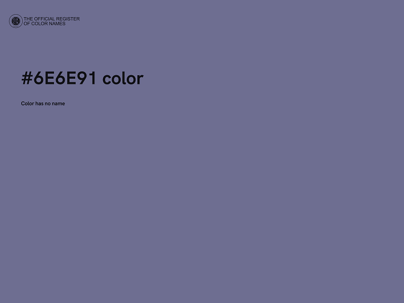 #6E6E91 color image