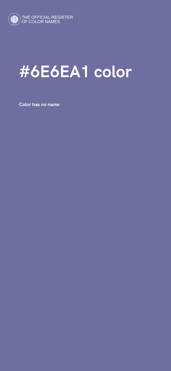 #6E6EA1 color image